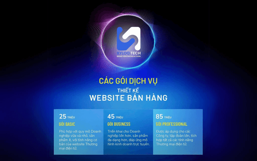 Thiết kế website: Gói dịch vụ phù hợp cho doanh nghiệp